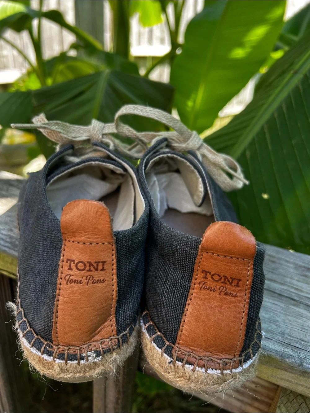 Toni Pons Espadrille Dixon Lace Up Blue Vegan Shoes Made In Spain Mens 10  EU 44